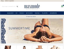 Tablet Screenshot of maxmode.nu